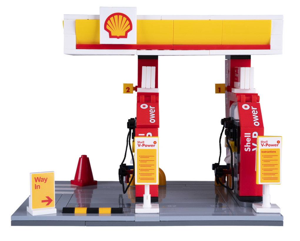 Weitere Ansicht: CaDA Shell Tankstelle Bricks