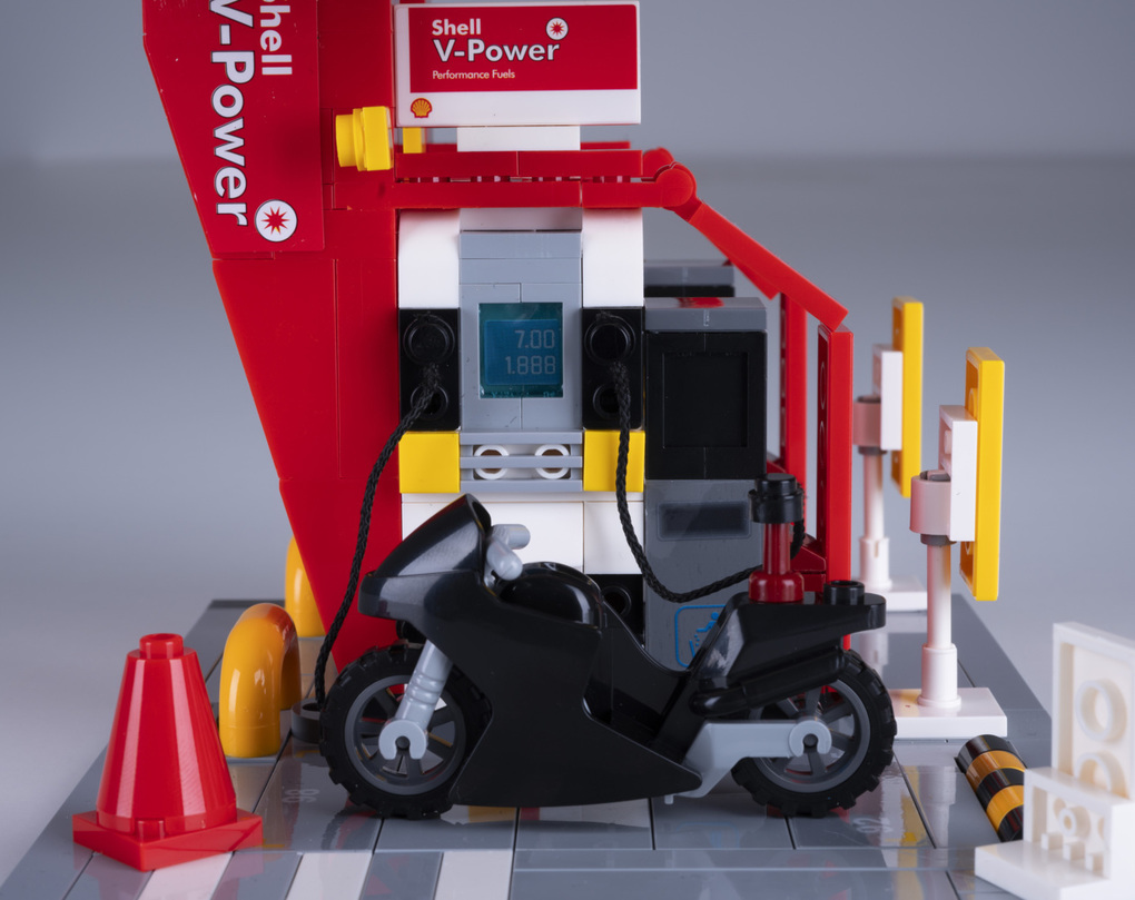 Weitere Ansicht: CaDA Shell Tankstelle Bricks