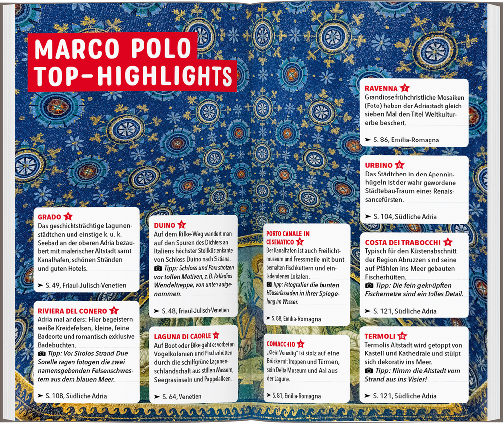 Weitere Ansicht: MARCO POLO Reiseführer Italienische Adria | Annette Krus-Bonazza, Bettina Dürr, Kirstin Hausen