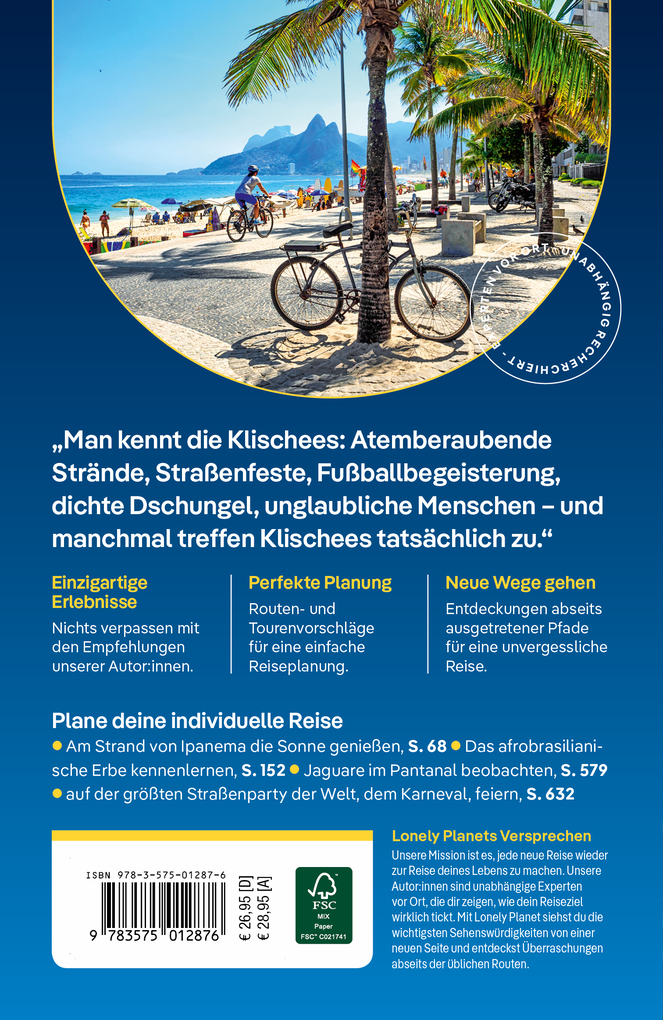 Weitere Ansicht: LONELY PLANET Reiseführer Brasilien