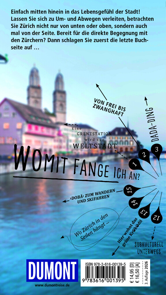 Weitere Ansicht: DUMONT direkt Reiseführer Zürich | Gabriele Schwieder, Patrick Krause