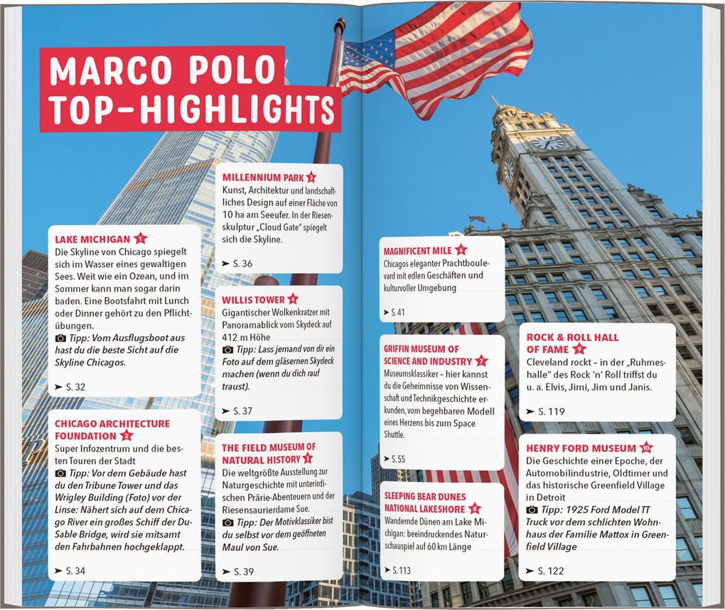 Weitere Ansicht: MARCO POLO Reiseführer Chicago und die Großen Seen | Thomas Jeier, Axel Pinck, Karl Teuschl