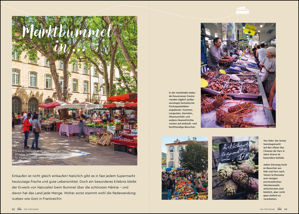 Weitere Ansicht: KUNTH Mit dem Wohnmobil durch Frankreich | Björn Stüben, Rita Henss, Andrea Lammert, Robert Fischer, Christiane Gsänger