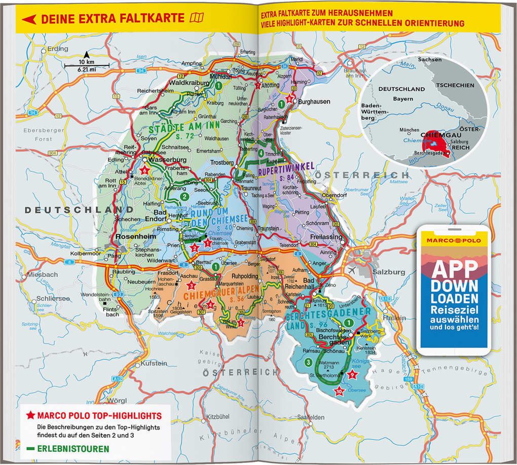 Weitere Ansicht: MARCO POLO Reiseführer Chiemgau, Berchtesgadener Land | Anne Kathrin Koophamel, Annette Rübesamen