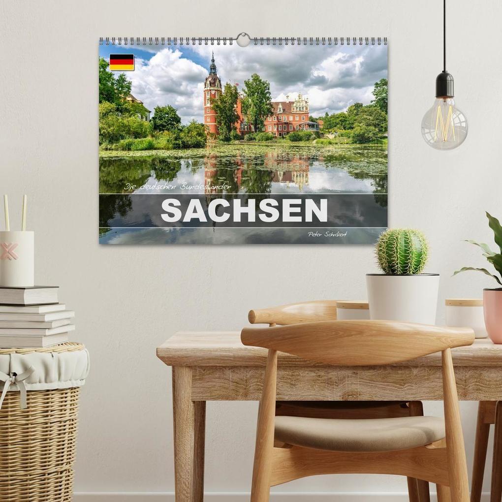 Weitere Ansicht: Die deutschen Bundesländer - Sachsen (Wandkalender 2026 DIN A3 quer), CALVENDO Monatskalender | Peter Schickert, Calvendo