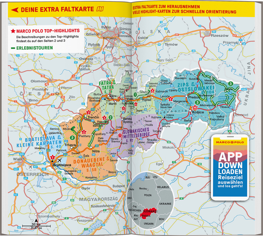 Weitere Ansicht: MARCO POLO Reiseführer Slowakei | Dennis Grabowsky, Daniela Capcarová, Christoph Hofer, Noemi Grabowsky