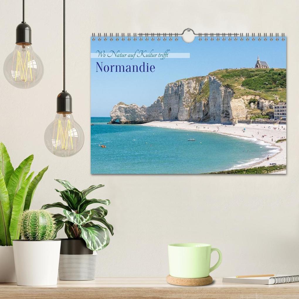 Weitere Ansicht: Normandie - Wo Natur auf Kultur trifft (Wandkalender 2026 DIN A4 quer), CALVENDO Monatskalender | Dietmar Janietz, Calvendo