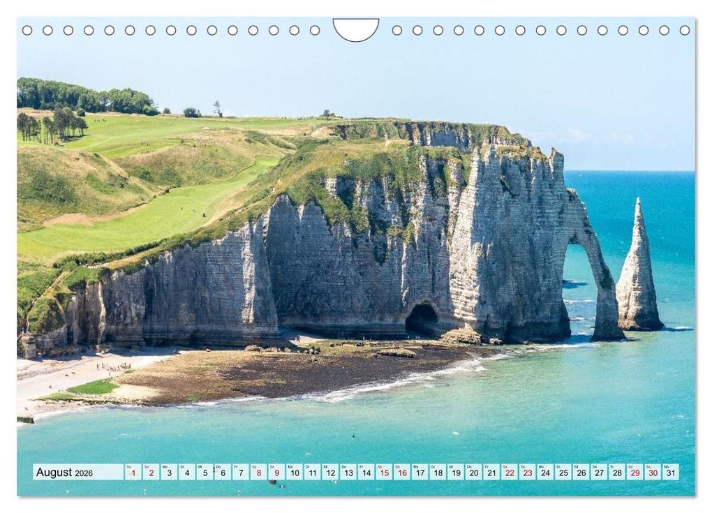 Weitere Ansicht: Normandie - Wo Natur auf Kultur trifft (Wandkalender 2026 DIN A4 quer), CALVENDO Monatskalender | Dietmar Janietz, Calvendo