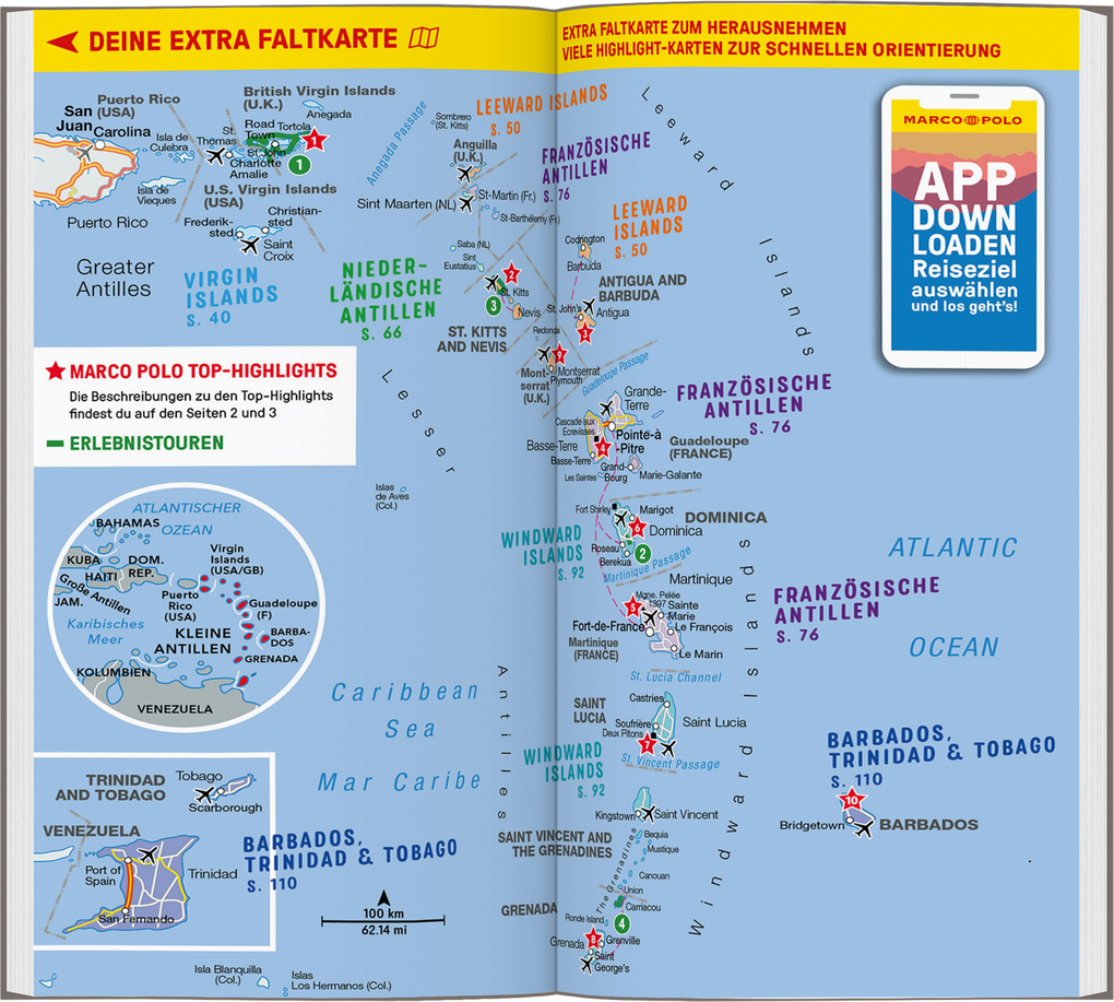 Weitere Ansicht: MARCO POLO Reiseführer Karibik, Kleine Antillen | Gesine Froese, Irmeli Tonollo