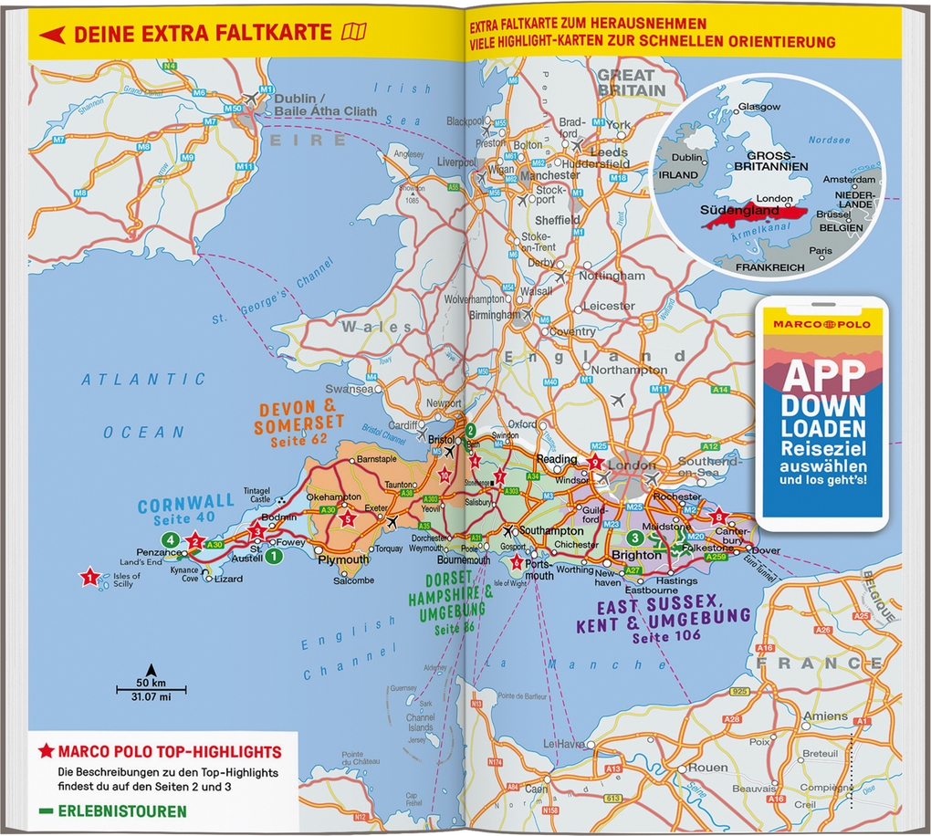 Weitere Ansicht: MARCO POLO Reiseführer Südengland, Cornwall bis Kent | Michael Pohl