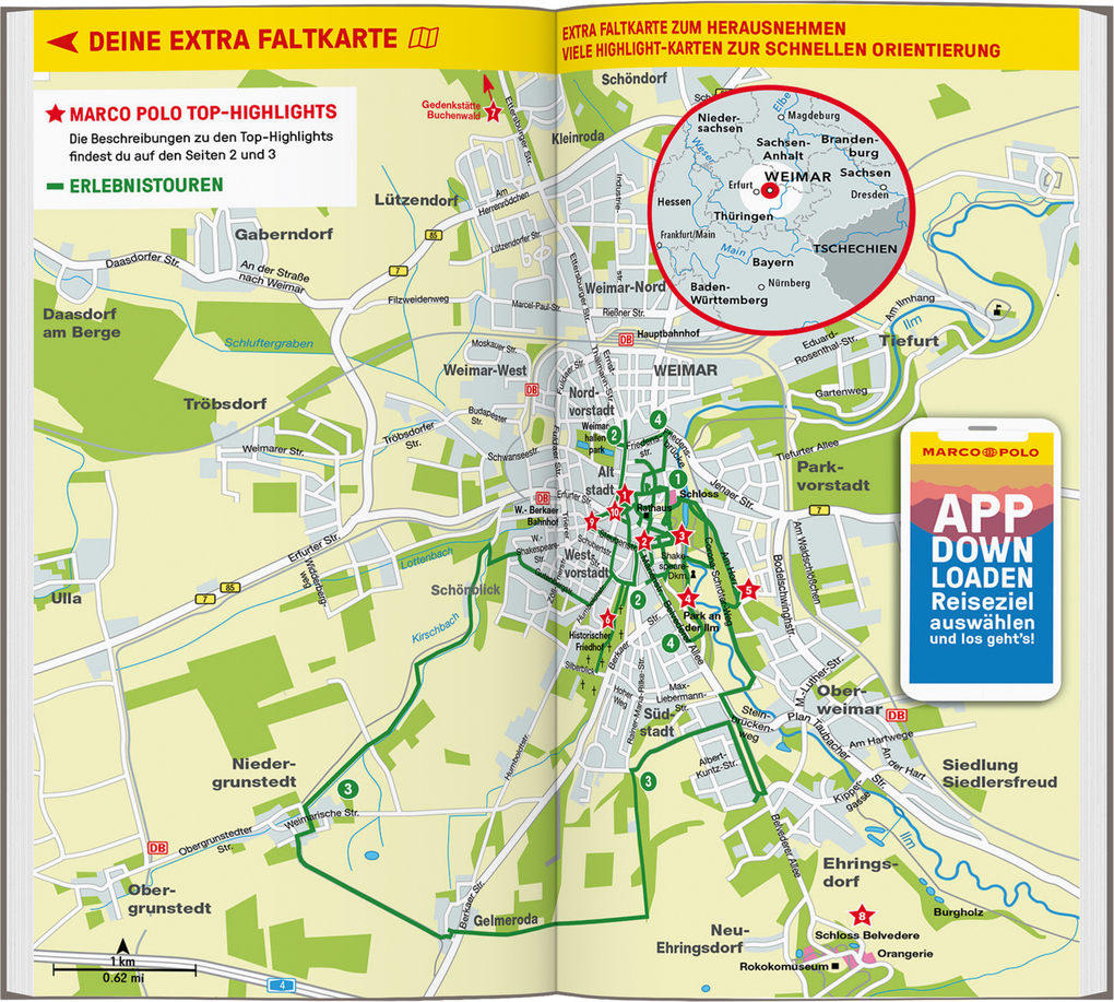Weitere Ansicht: MARCO POLO Reiseführer Weimar | Silja Indolfo, Hannah Würsching