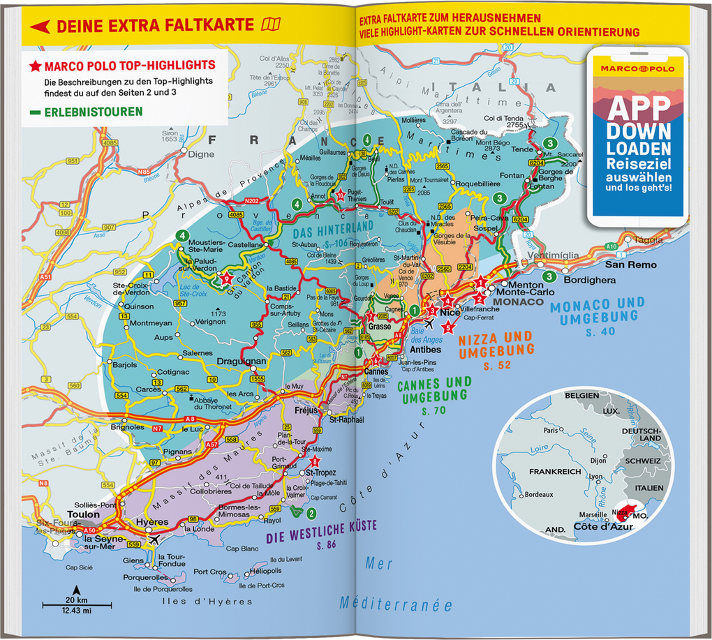 Weitere Ansicht: MARCO POLO Reiseführer Côte d'Azur | Peter Bausch, Annika Joeres, Timo Lutz