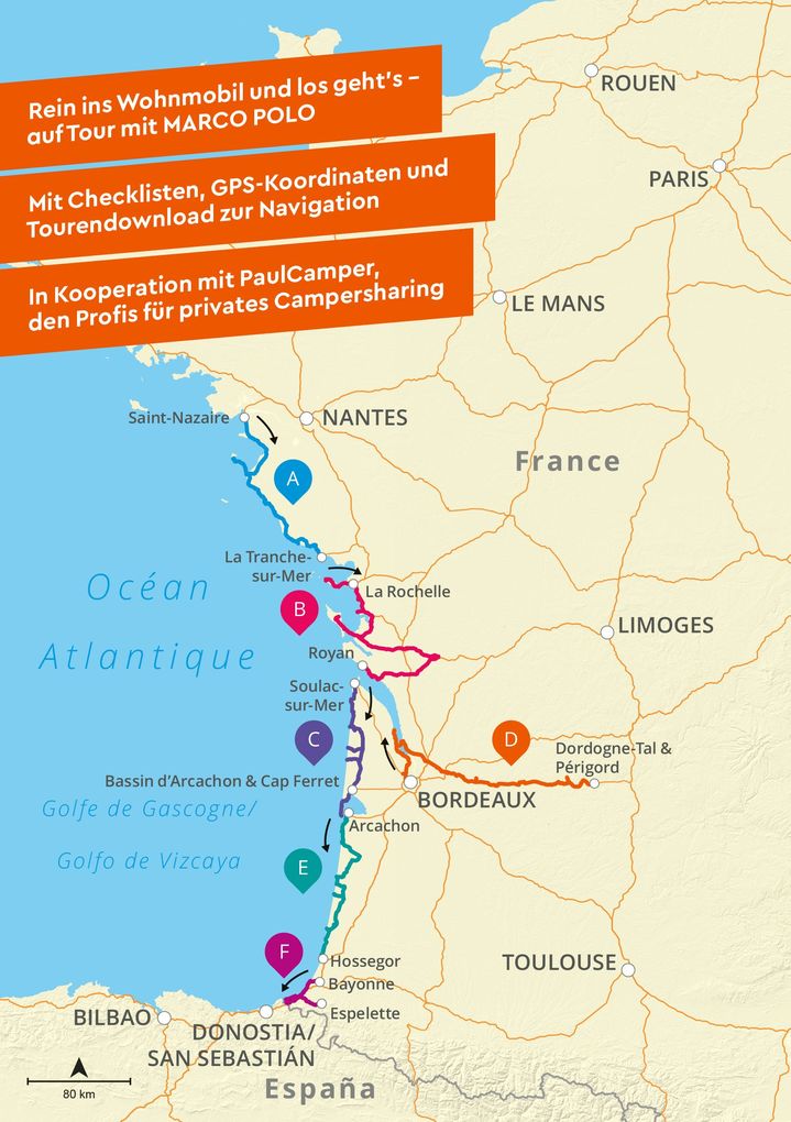 Weitere Ansicht: MARCO POLO Camper Guide Französische Atlantikküste | Leon Ginzel