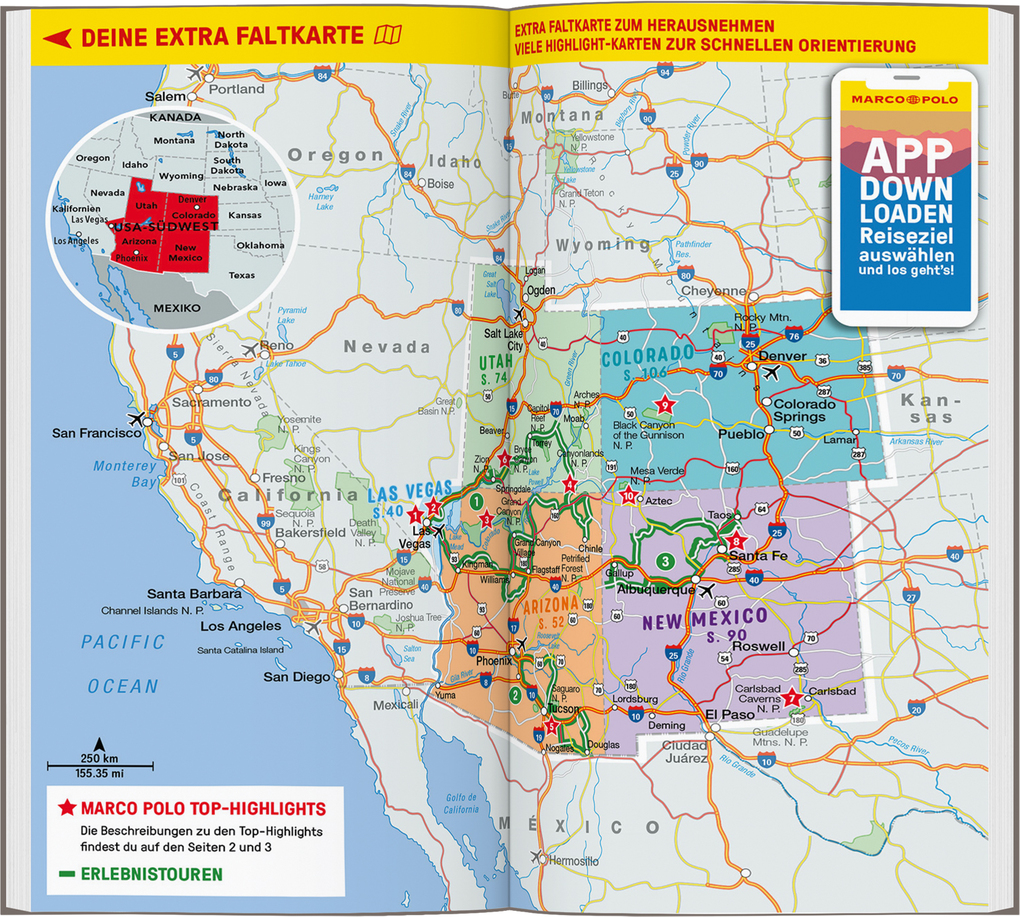 Weitere Ansicht: MARCO POLO Reiseführer USA Südwest, Las Vegas, Colorado, New Mexico, Arizona, Utah | Karl Teuschl