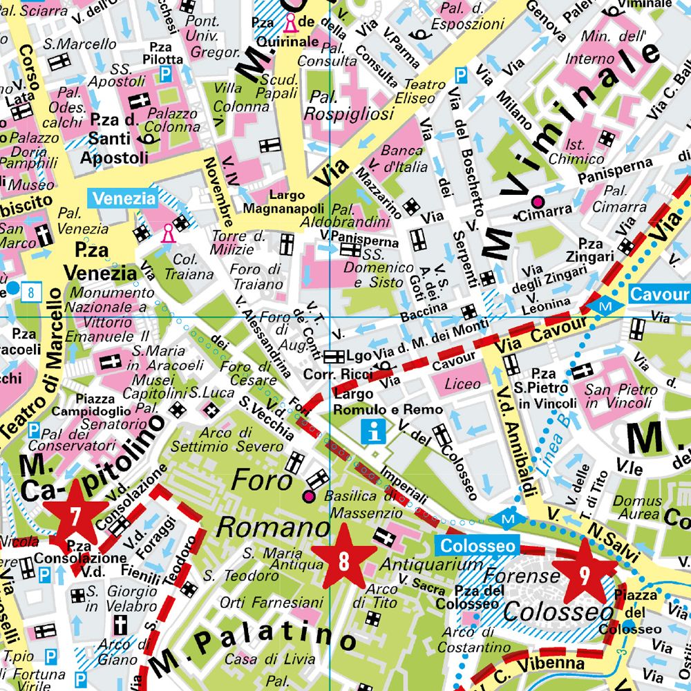 Weitere Ansicht: MARCO POLO Cityplan Rom 1:12.000 | Marco Polo Verlag