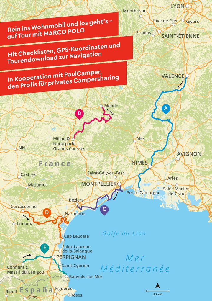 Weitere Ansicht: MARCO POLO Camper Guide Südfrankreich: Ardèche, Cevennen & Languedoc | Carina Hofmeister, Michael Kruse
