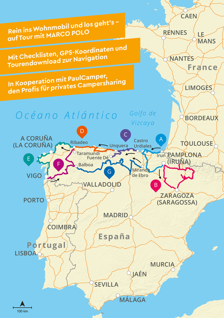 Weitere Ansicht: MARCO POLO Camper Guide Nordspanien: Atlantikküste & Pyrenäen | Jan Marot