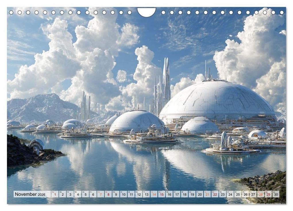 Weitere Ansicht: Fantasie Welten - Science Fiction (Wandkalender 2026 DIN A4 quer), CALVENDO Monatskalender | Dirk Meutzner, Calvendo