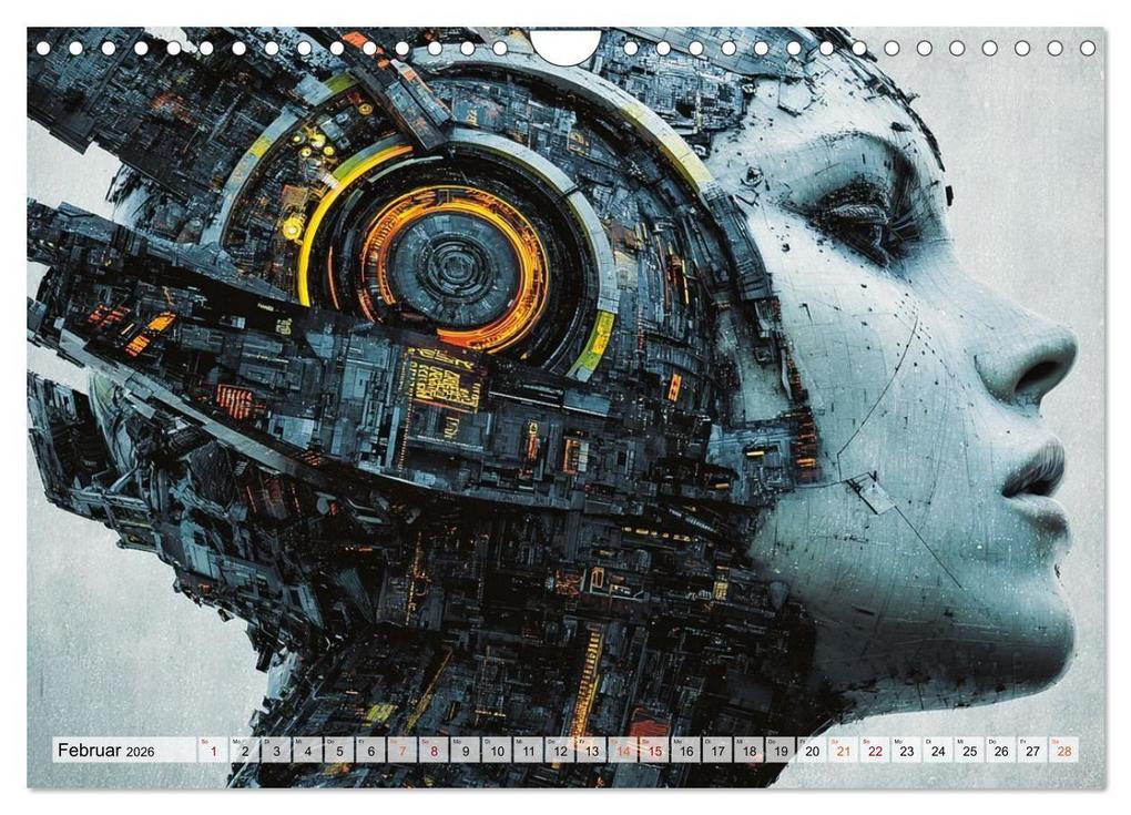 Weitere Ansicht: Fantasie Welten - Science Fiction (Wandkalender 2026 DIN A4 quer), CALVENDO Monatskalender | Dirk Meutzner, Calvendo