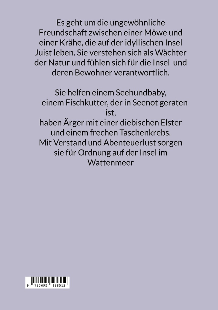 Weitere Ansicht: Die Möwe Krabbe und die Krähe Rabenstolz | Klara Dobslaw