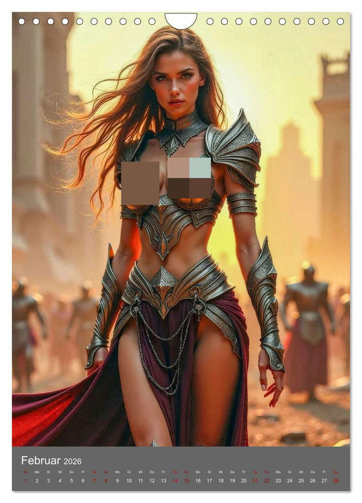 Weitere Ansicht: Wunderschöne Amazonen (Wandkalender 2026 DIN A4 hoch), CALVENDO Monatskalender | Ally Bee, Calvendo