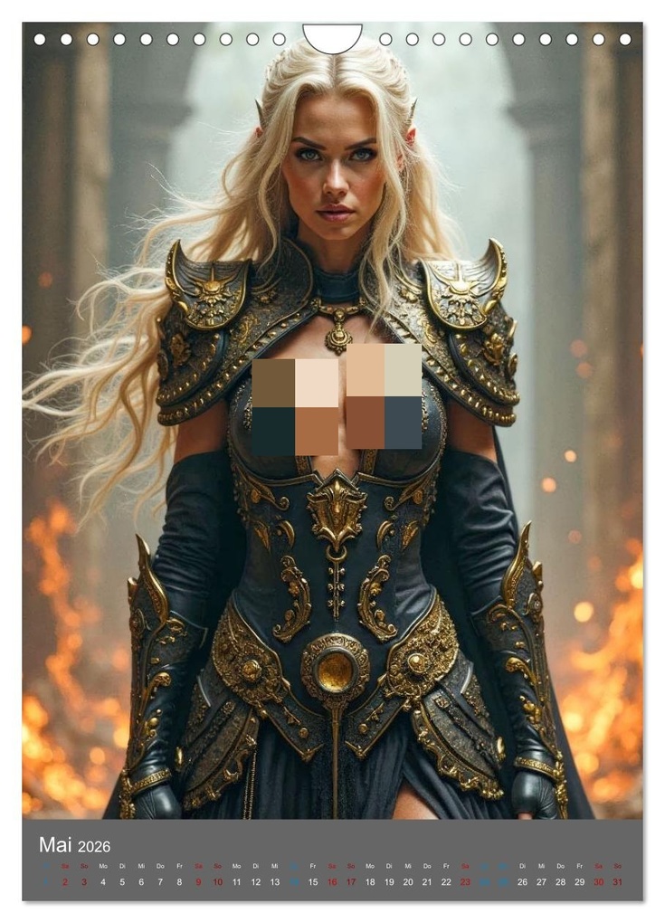 Weitere Ansicht: Wunderschöne Amazonen (Wandkalender 2026 DIN A4 hoch), CALVENDO Monatskalender | Ally Bee, Calvendo