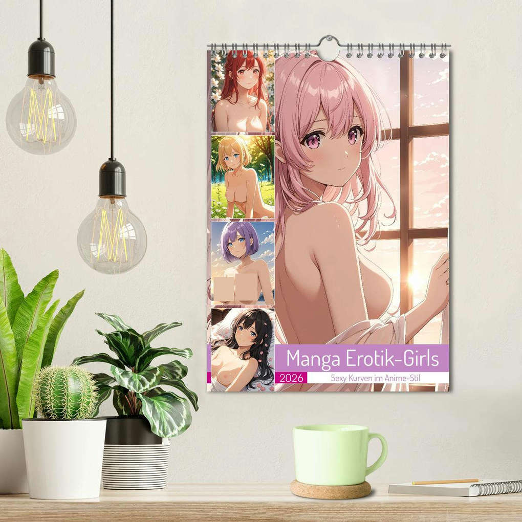 Weitere Ansicht: Manga Erotik-Girls - Sexy Kurven im Anime-Stil (Wandkalender 2026 DIN A4 hoch), CALVENDO Monatskalender | MB Fotografie, Calvendo