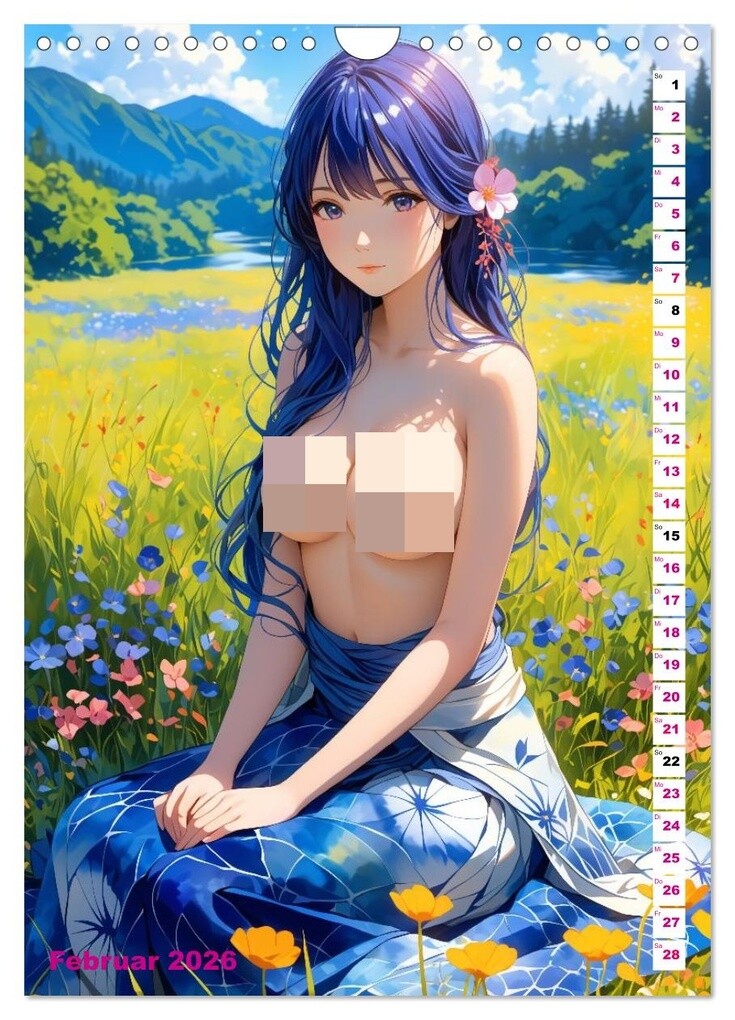 Weitere Ansicht: Manga Erotik-Girls - Sexy Kurven im Anime-Stil (Wandkalender 2026 DIN A4 hoch), CALVENDO Monatskalender | MB Fotografie, Calvendo