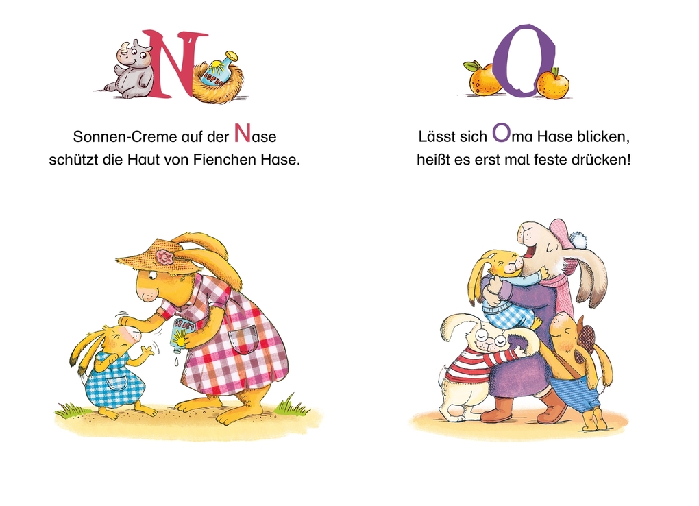 Weitere Ansicht: Wenn sieben kleine Hasen durch das ABC rasen | Sabine Praml