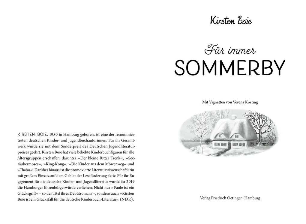Weitere Ansicht: Sommerby 3. Für immer Sommerby | Kirsten Boie
