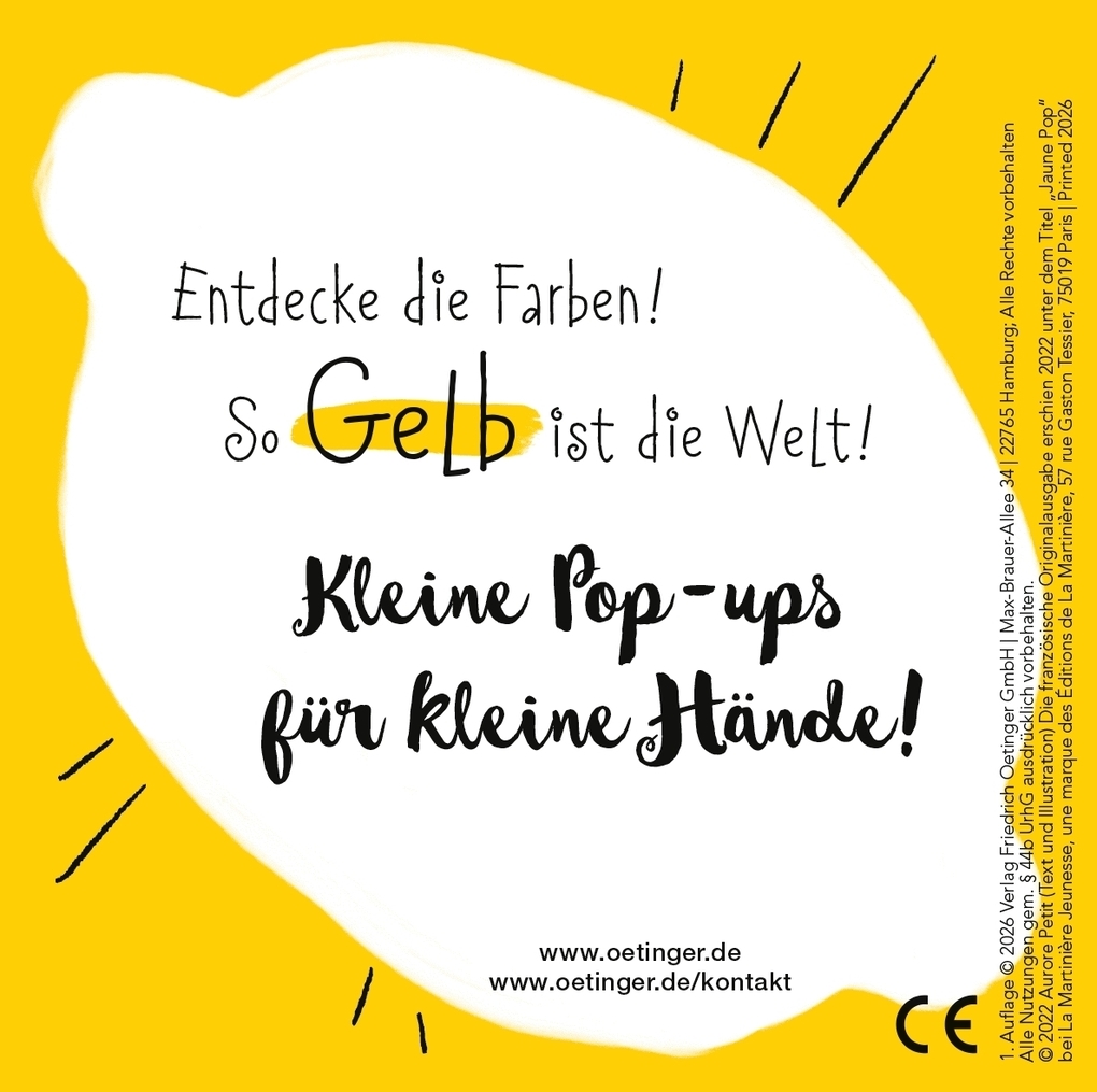 Weitere Ansicht: Gelb Pop-Up | Aurore Petit