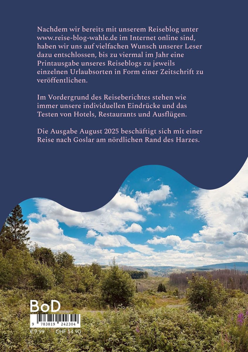 Weitere Ansicht: Reiseblog Wahle Ausgabe August 2025 | Stefan Wahle