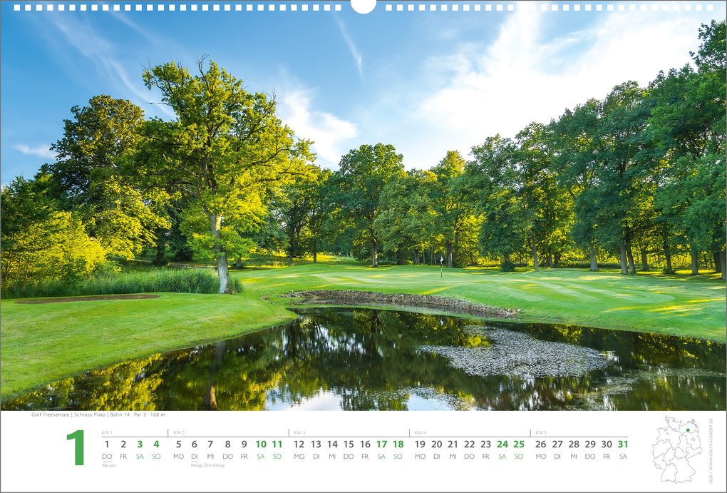 Weitere Ansicht: Golfkalender 2026 | Ralph Dörnte