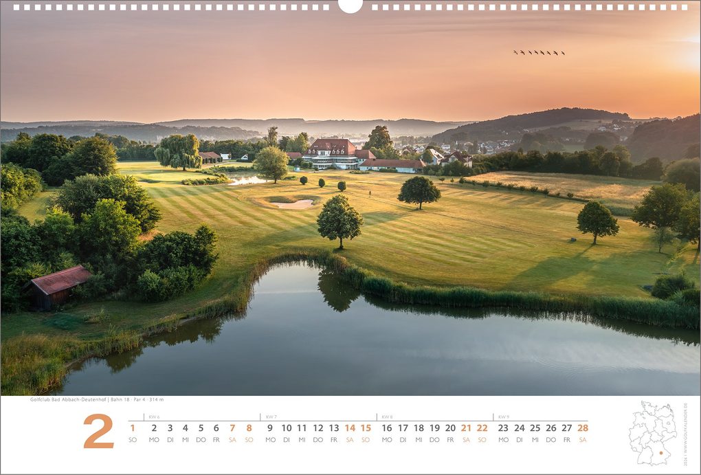 Weitere Ansicht: Golfkalender 2026 | Ralph Dörnte