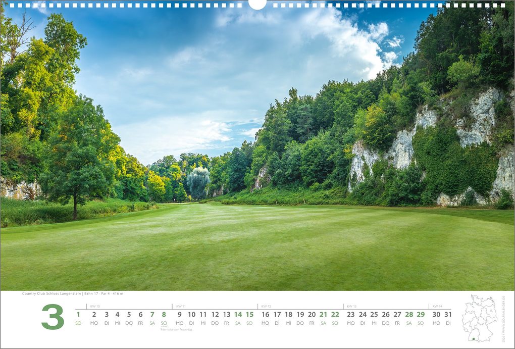 Weitere Ansicht: Golfkalender 2026 | Ralph Dörnte
