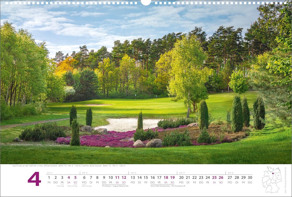 Weitere Ansicht: Golfkalender 2026 | Ralph Dörnte