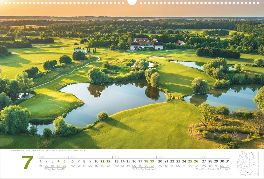 Weitere Ansicht: Golfkalender 2026 | Ralph Dörnte