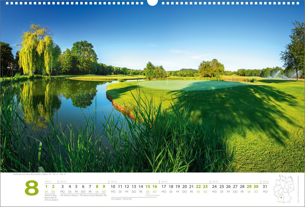 Weitere Ansicht: Golfkalender 2026 | Ralph Dörnte