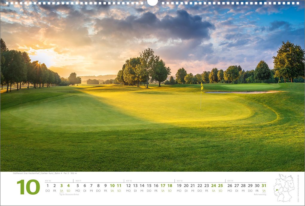 Weitere Ansicht: Golfkalender 2026 | Ralph Dörnte