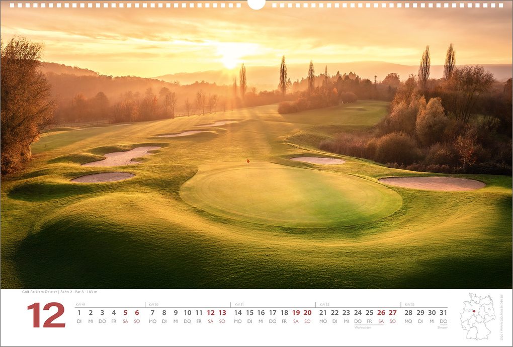 Weitere Ansicht: Golfkalender 2026 | Ralph Dörnte