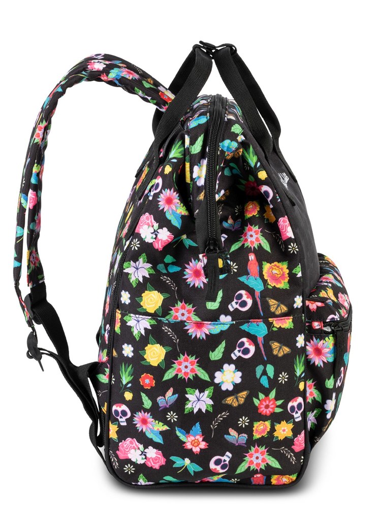 Weitere Ansicht: SIEBER Doctors Bag Frida Kahlo, schwarz, 16 Liter