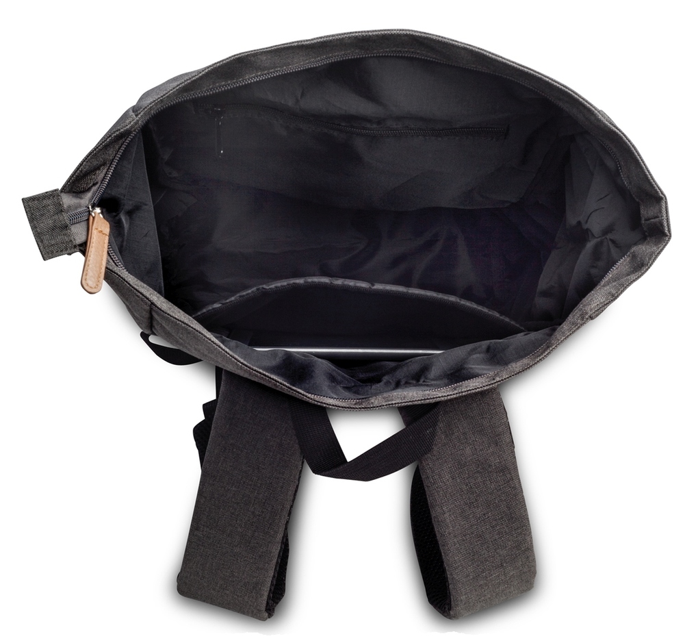 Weitere Ansicht: BESTWAY® Rucksack Campus Sytle, Rolltop, schwarz, variabel von 19 bis 25 Litern