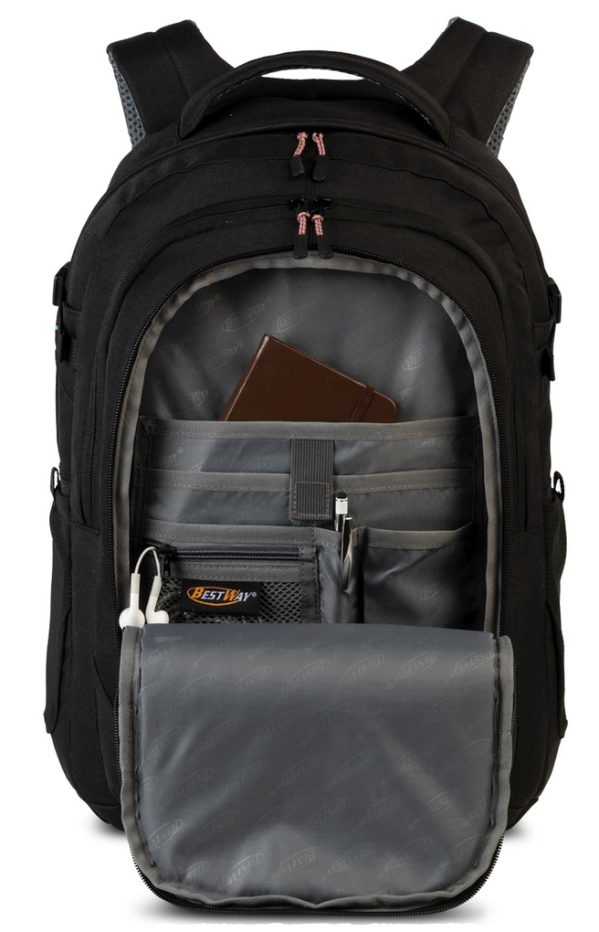 Weitere Ansicht: BESTWAY® Rucksack Evolution Air, schwarz/bunt, 22 Liter
