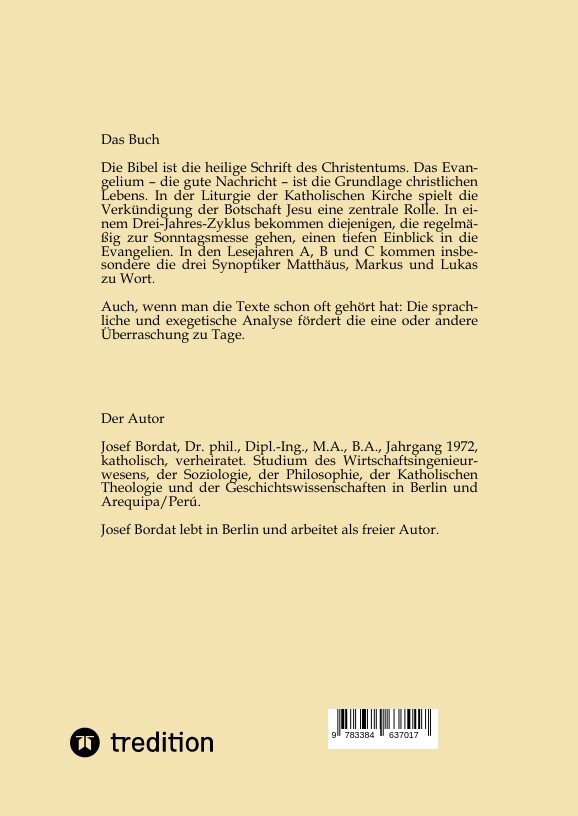 Weitere Ansicht: Das ABC der Guten Nachricht | Josef Bordat