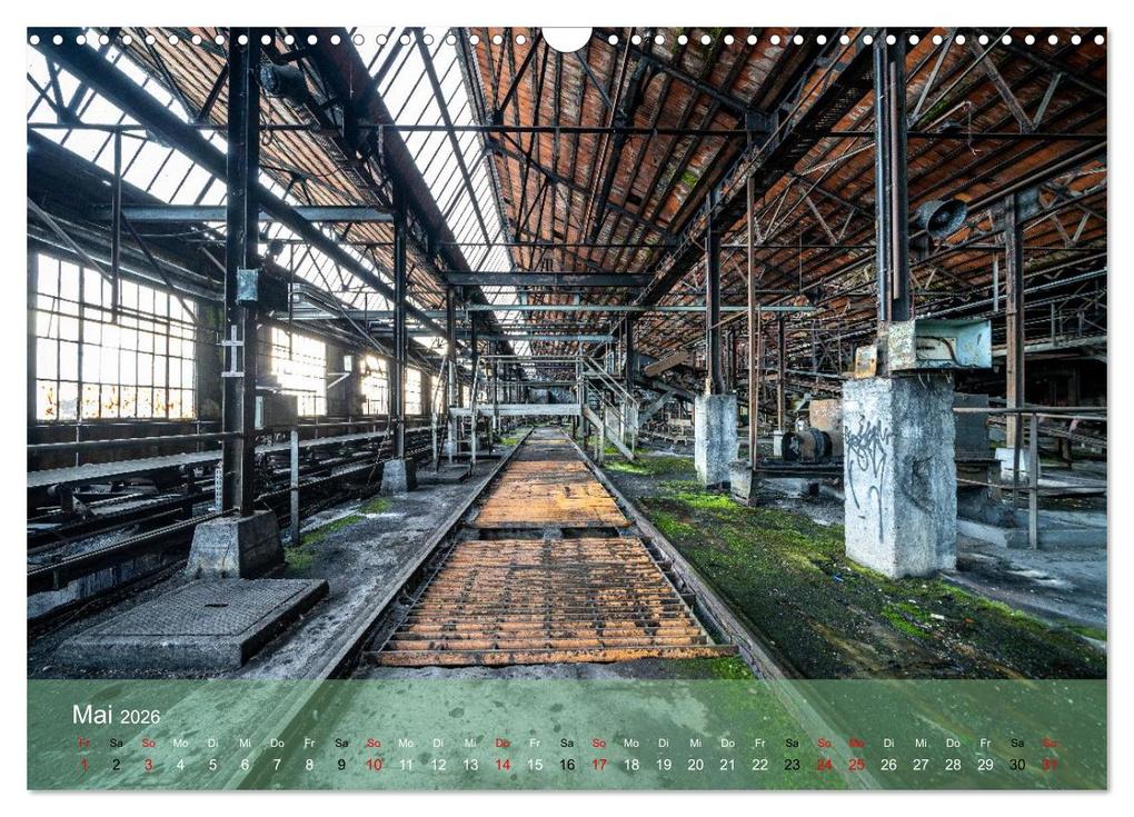 Weitere Ansicht: Betrieb eingestellt - Industrieruinen in Europa (Wandkalender 2026 DIN A3 quer), CALVENDO Monatskalender | Tom van Dutch, Calvendo
