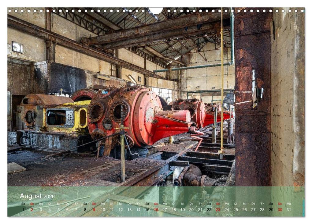 Weitere Ansicht: Betrieb eingestellt - Industrieruinen in Europa (Wandkalender 2026 DIN A3 quer), CALVENDO Monatskalender | Tom van Dutch, Calvendo