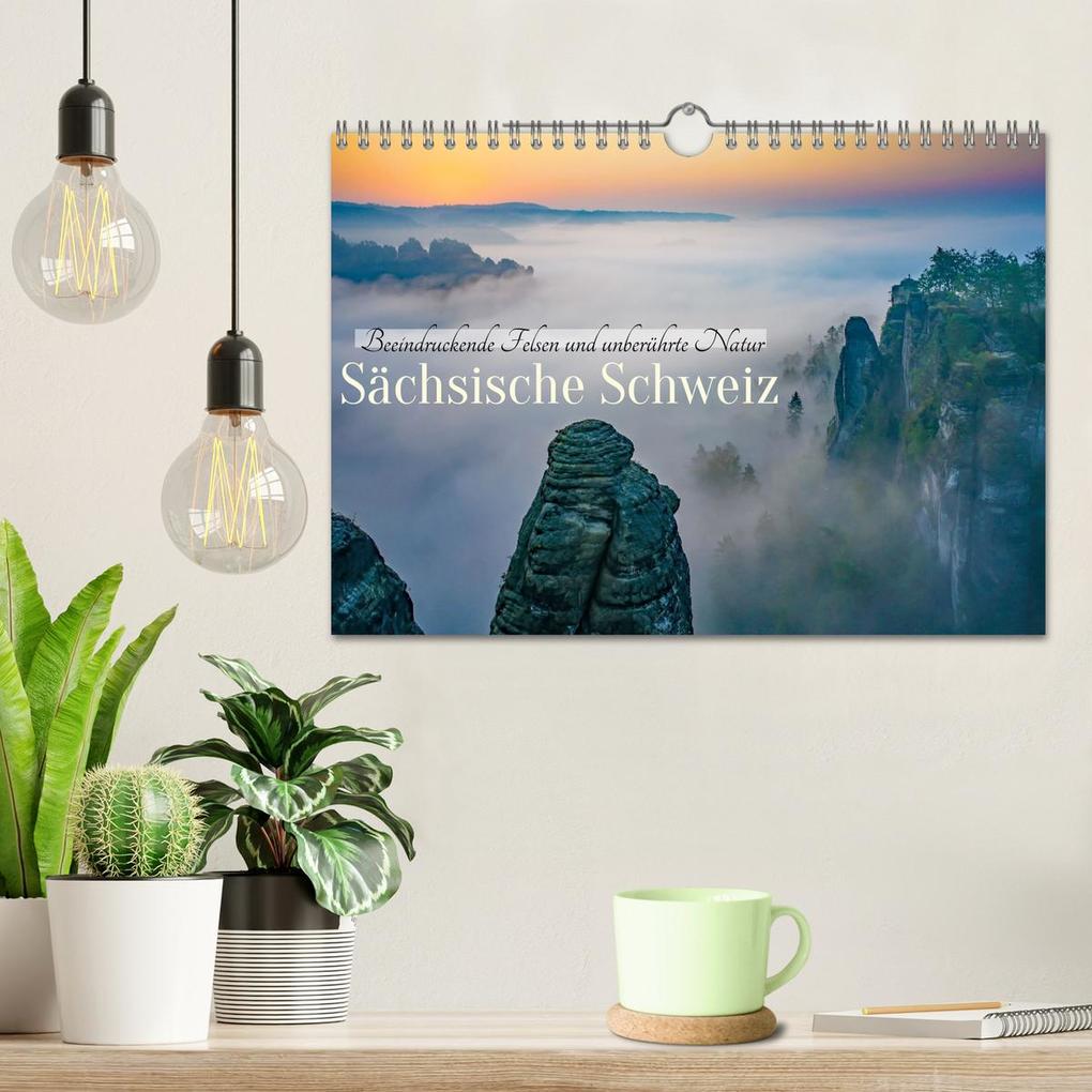 Weitere Ansicht: Sächsische Schweiz - Beeindruckende Felsen und unberührte Natur (Wandkalender 2026 DIN A4 quer), CALVENDO Monatskalender | Thomas Bugdoll, Calvendo