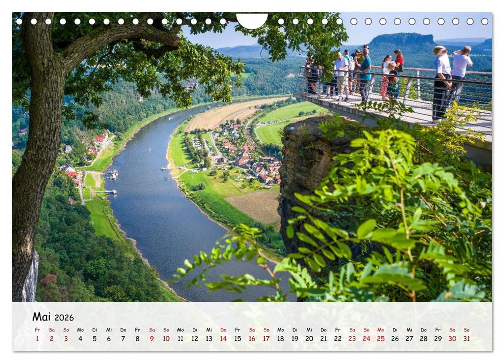 Weitere Ansicht: Sächsische Schweiz - Beeindruckende Felsen und unberührte Natur (Wandkalender 2026 DIN A4 quer), CALVENDO Monatskalender | Thomas Bugdoll, Calvendo
