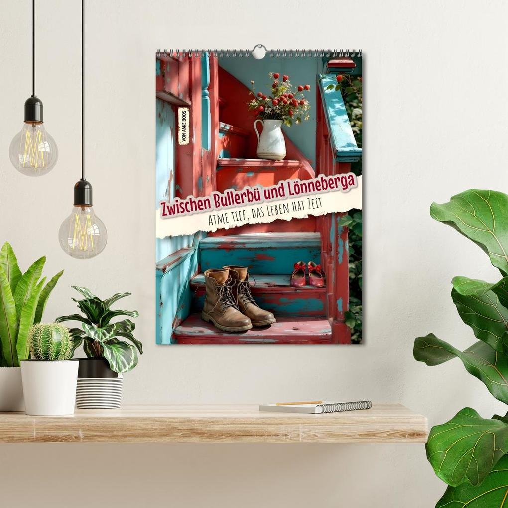 Weitere Ansicht: Zwischen Bullerbü und Lönneberga (Wandkalender 2026 DIN A3 hoch), CALVENDO Monatskalender | Anke Boos, Calvendo