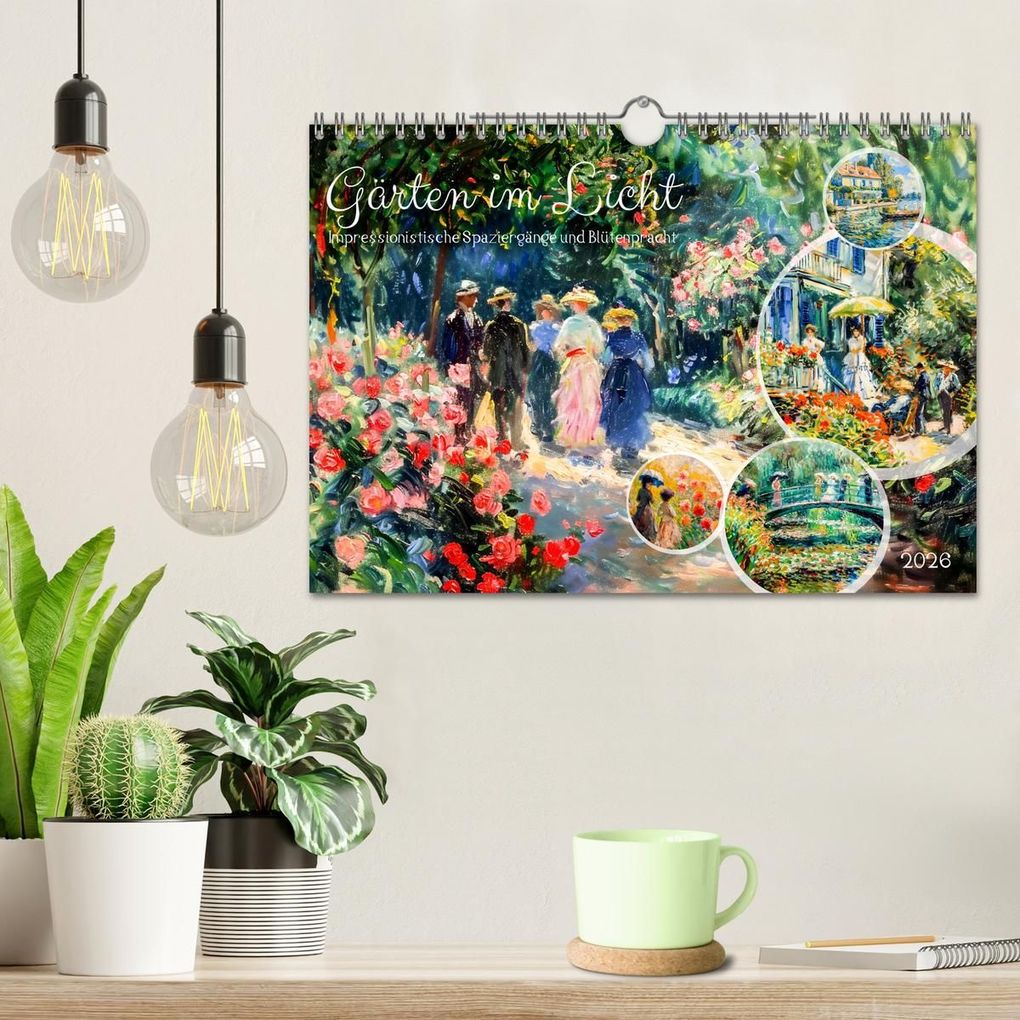 Weitere Ansicht: Gärten im Licht - Impressionistische Spaziergänge mit Blütenpracht (Wandkalender 2026 DIN A4 quer), CALVENDO Monatskalender | Anja Frost, Calvendo